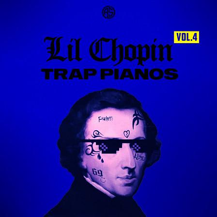 Lil Chopin: Trap Pianos Vol. 4 - A collection of 30 WAV Loops and 30 MIDI Files intended for Hip-Hop & Trap