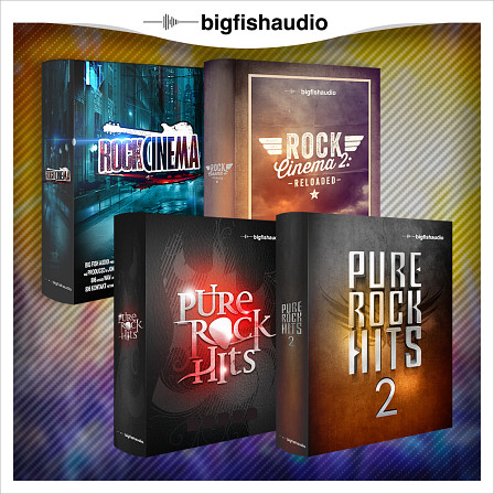 Pure Rock Cinema Bundle - An enourmous Rock bundle of 71 construction kits by Big Fish Audio
