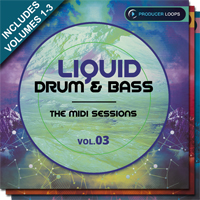 Liquid Drum & Bass: The MIDI Sesssions Bundle (Vols.1-3) - A filled-to-the-brim download of all the Liquid Drum & Bass MIDI files