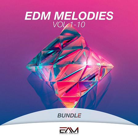 EDM Melodies Vol 1-10 Bundle - 400 MIDI Files, 63 WAV loops plus presets for the Spire, Sylenth1 & Massive VSTi