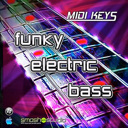 MIDI Keys: Funky Electric Bass - 77 MIDI bass guitar loops, all eight bars in length and varying tempo