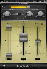 Bass Rider - An innovative, easy-to-use plugin that rides bass levels automatically