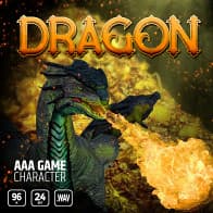 AAA Game Character Dragon product image