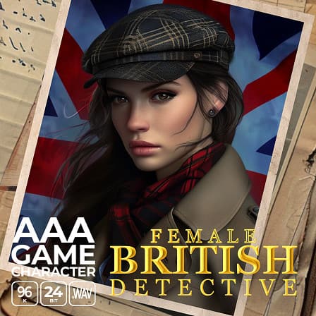 AAA Game Character British Female Detective - Immerse mystery and noir with a captivating female detective voice