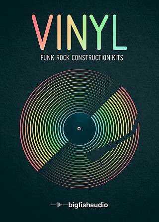 Big Fish Audio - Vinyl: Funk Rock Construction Kits - 30 Funk Rock kits  with a vintage touch