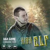 AAA Game Character High Elf product image