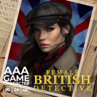 AAA Game Character British Female Detective product image